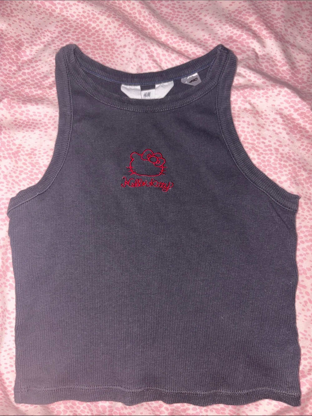 Hello Kitty girls ' Charcoal Tank Top